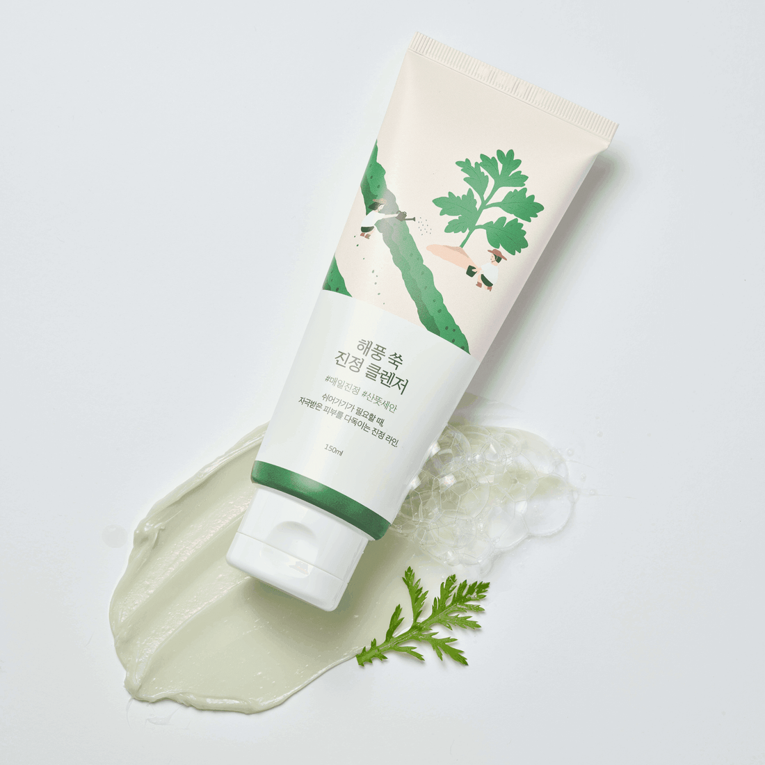 Mugwort Calming Cleanser - Round Lab