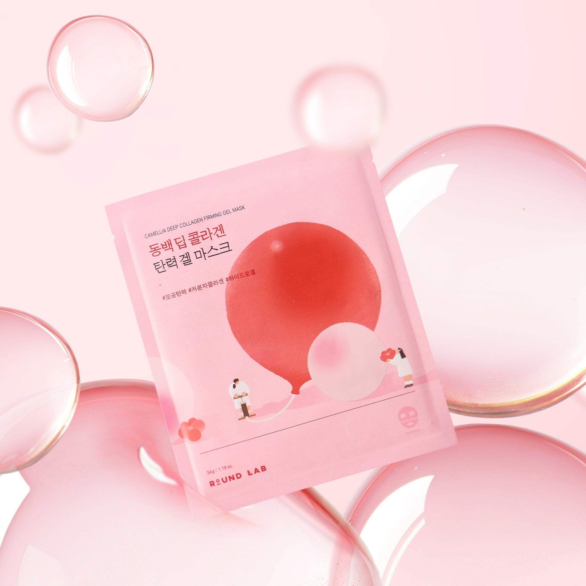 Camellia Deep Collagen Firming Gel Mask | Round Lab