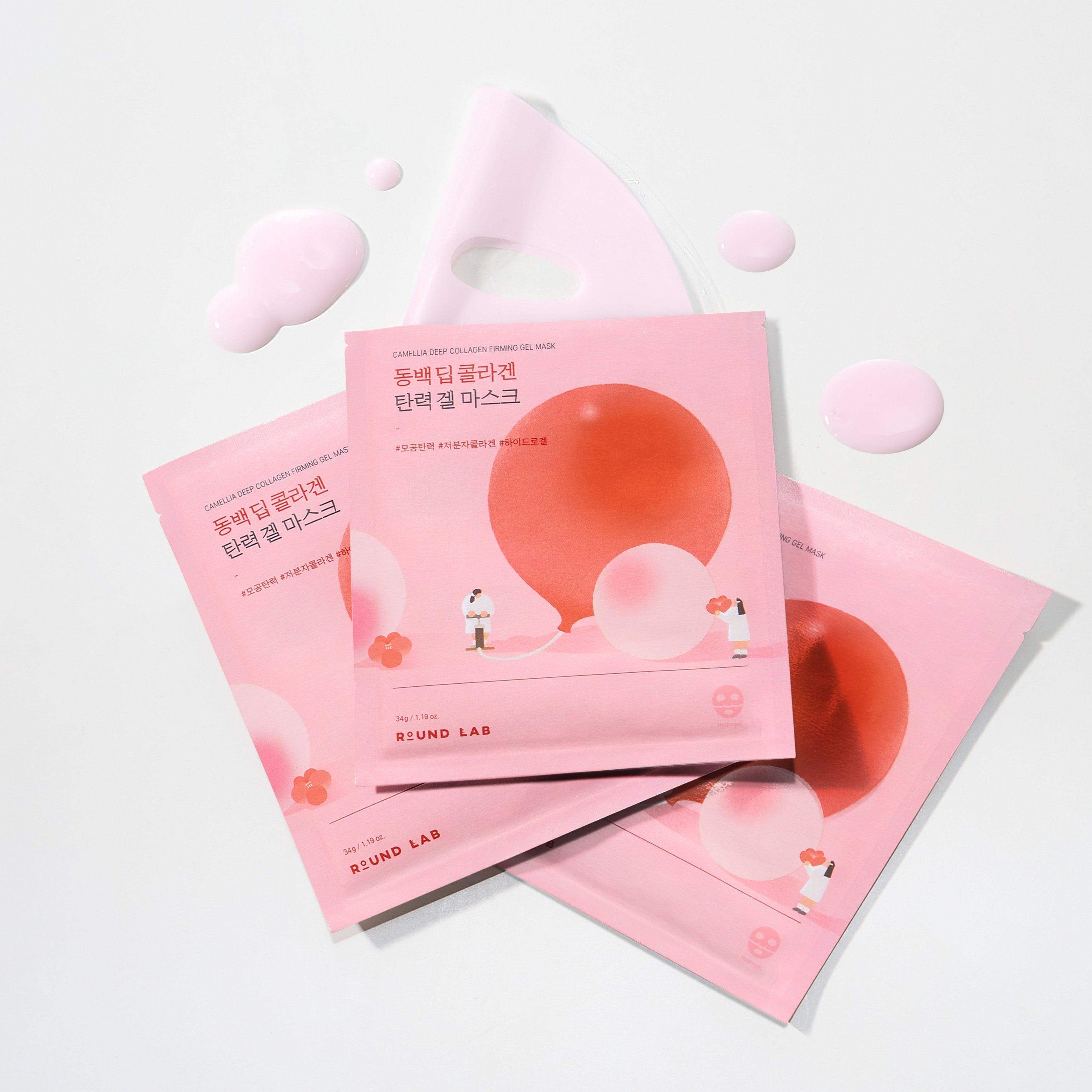 Camellia Deep Collagen Firming Gel Mask | Round Lab