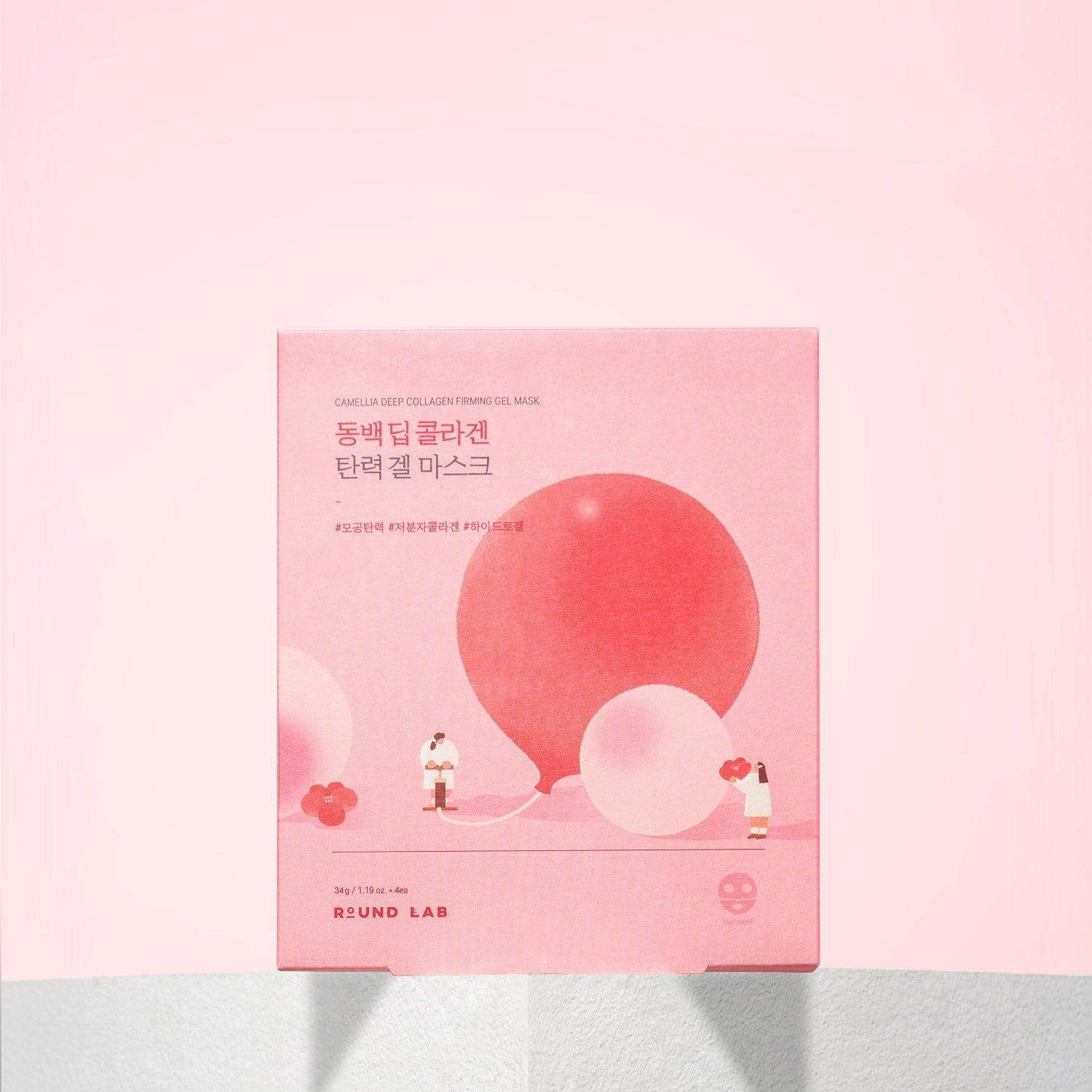 Camellia Deep Collagen Firming Gel Mask | Round Lab