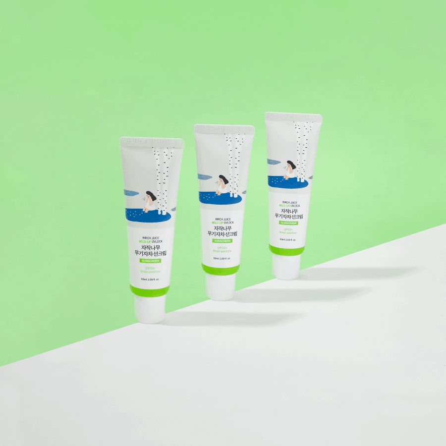 Birch Juice Mild-Up Sunscreen UVLock SPF 50+ Broad Spectrum | Round Lab (6)