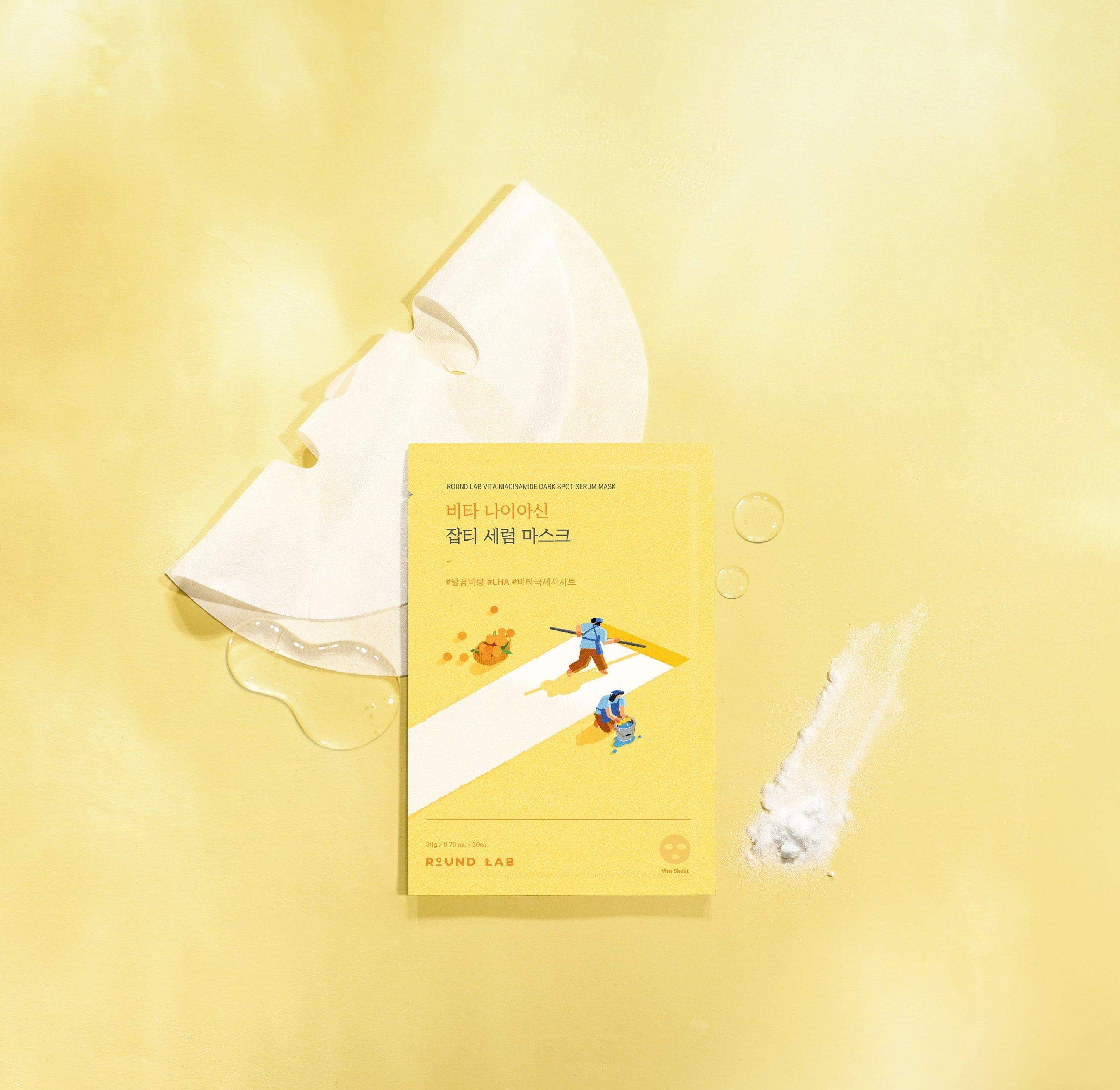 ROUNDLAB Vita Niacinamide Dark Spot Serum Mask 20ml (10ea)