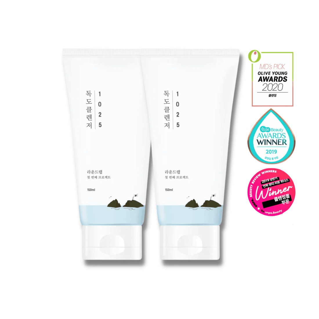 Dokdo Cleanser Double Bundle + GIFT - Round Lab