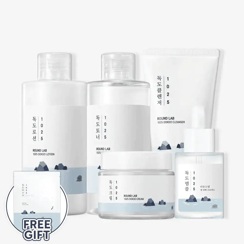 Dokdo Skin Barrier Hydration Routine Bundle | Round Lab