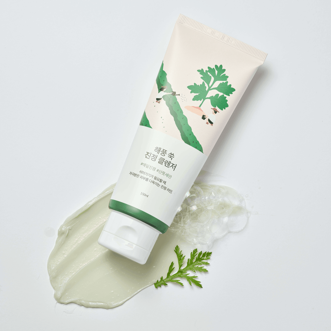 Mugwort Calming Cleanser - Round Lab