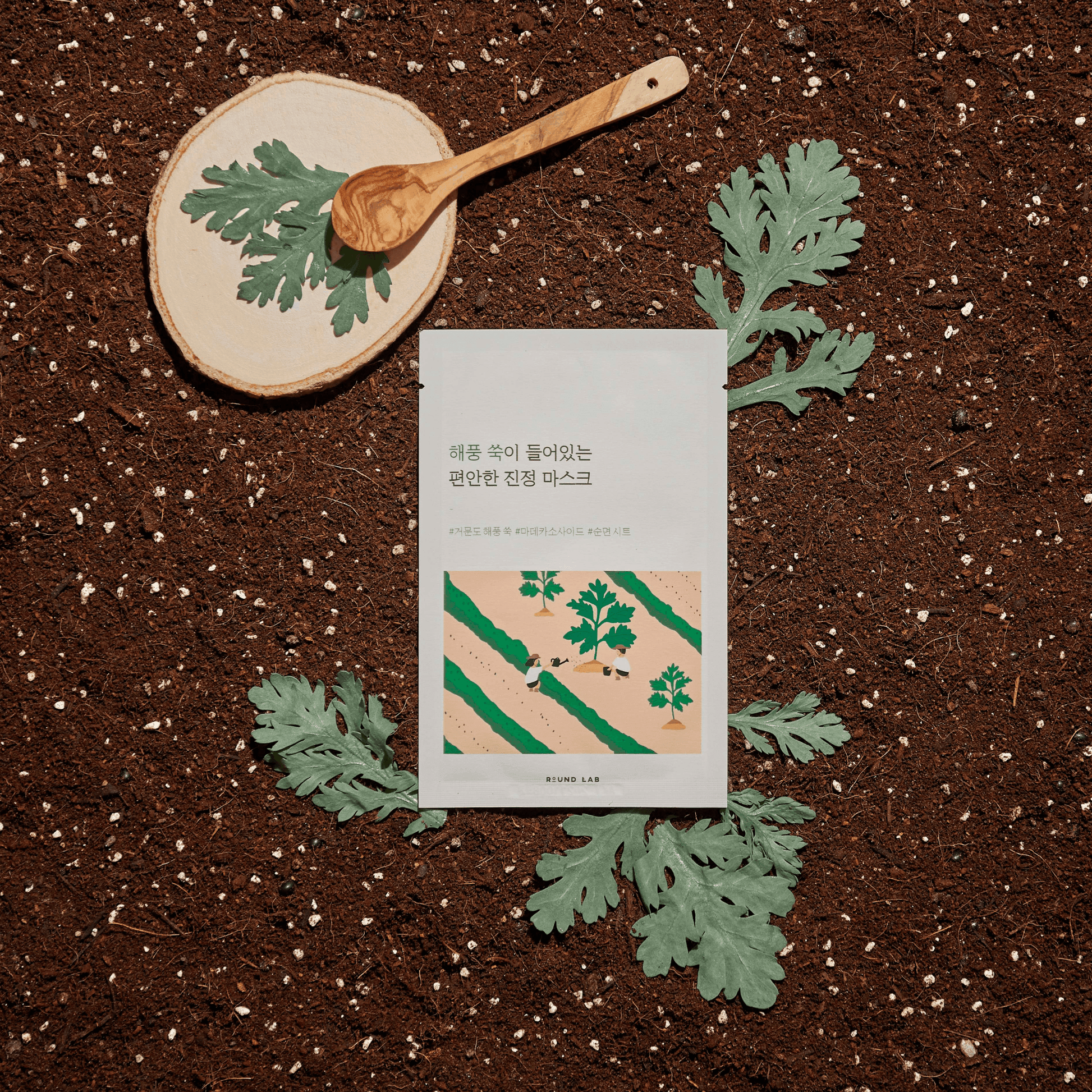 Mugwort Calming Sheet Mask - Round Lab