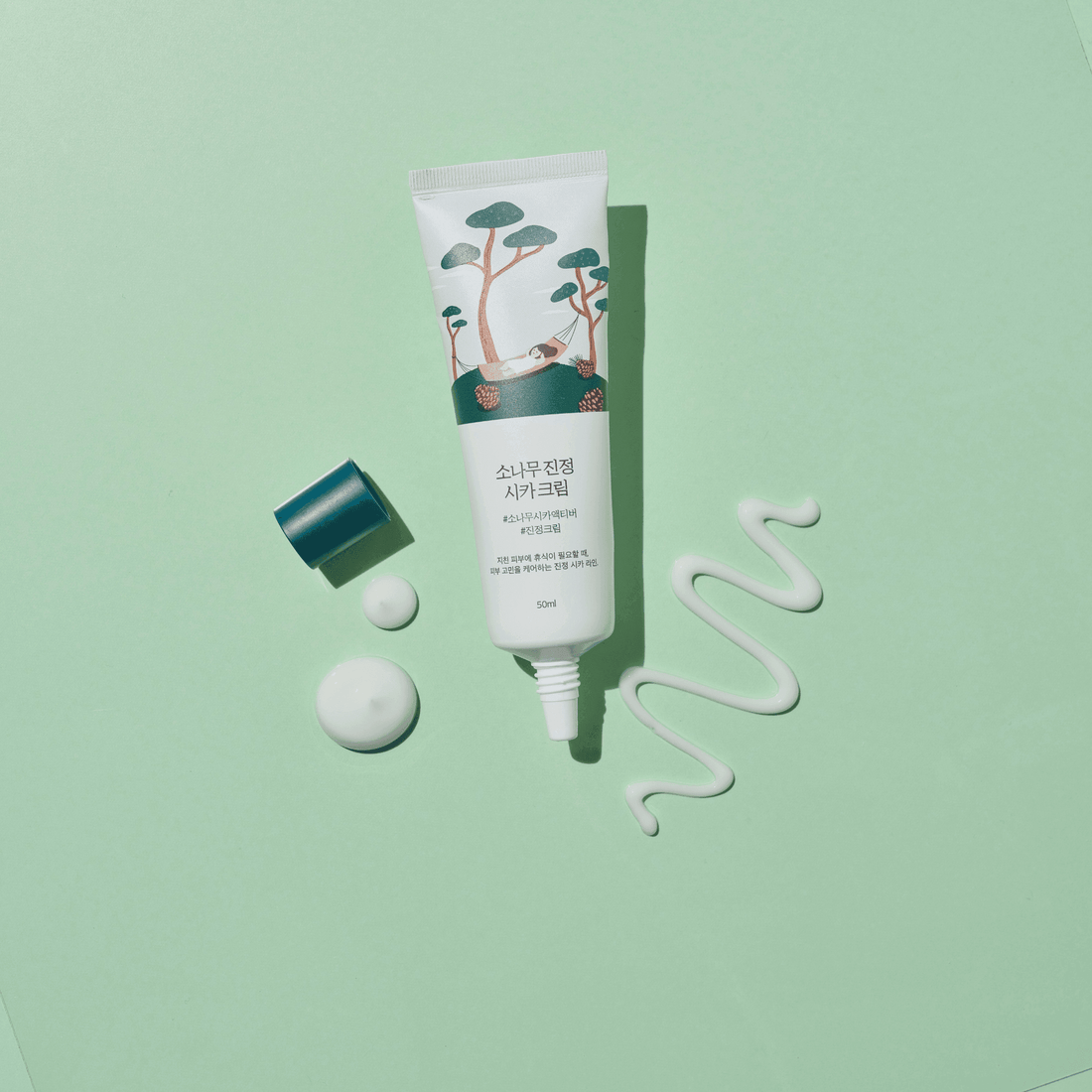 Pine Calming Cica Cream - Round Lab