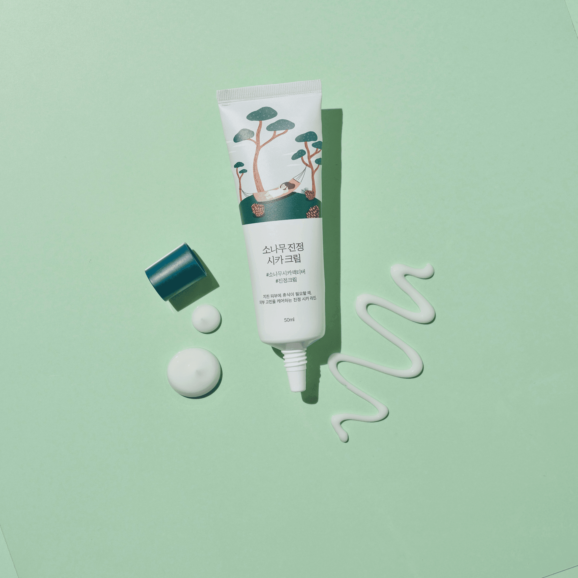 Pine Calming Cica Cream - Round Lab