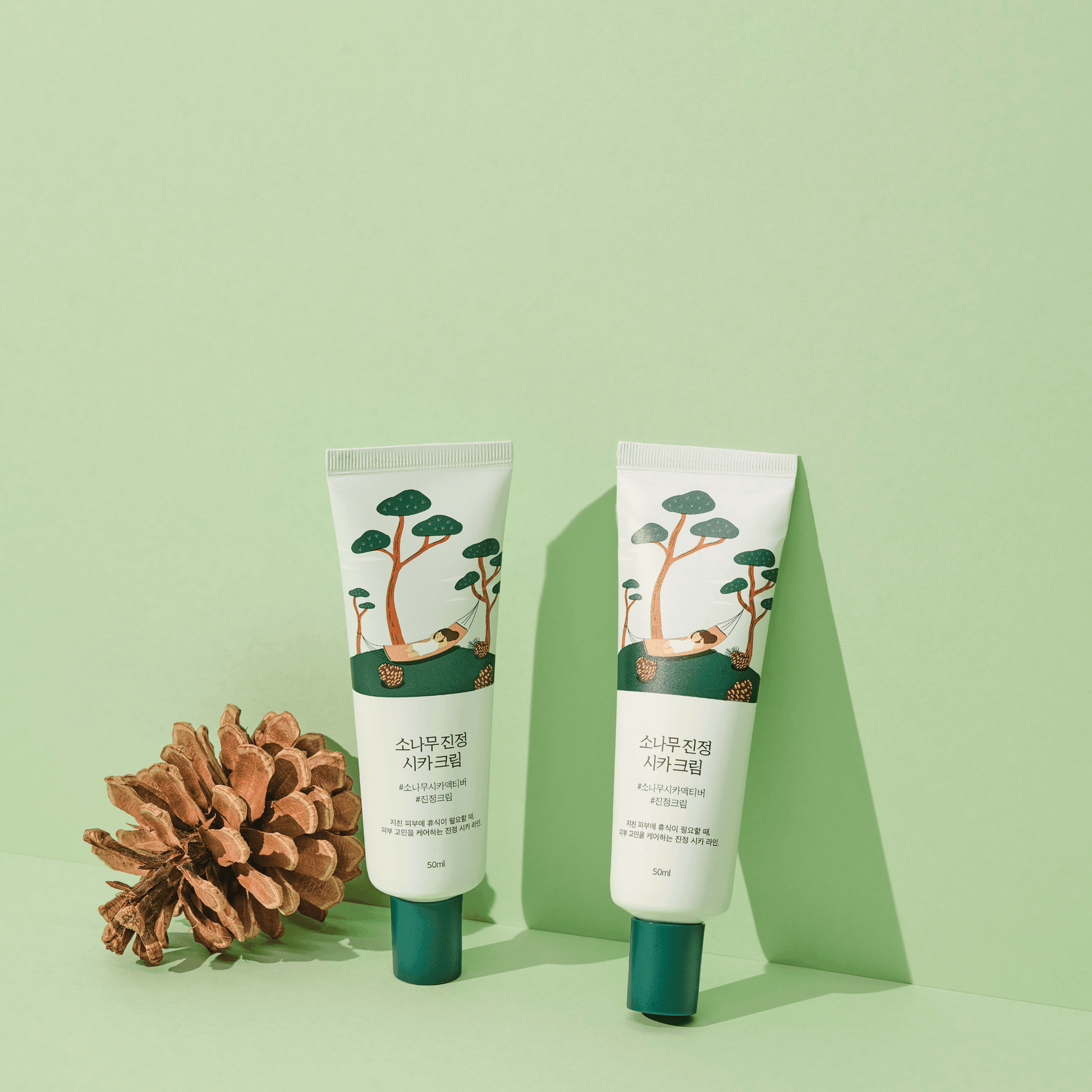 Pine Calming Cica Cream - Round Lab