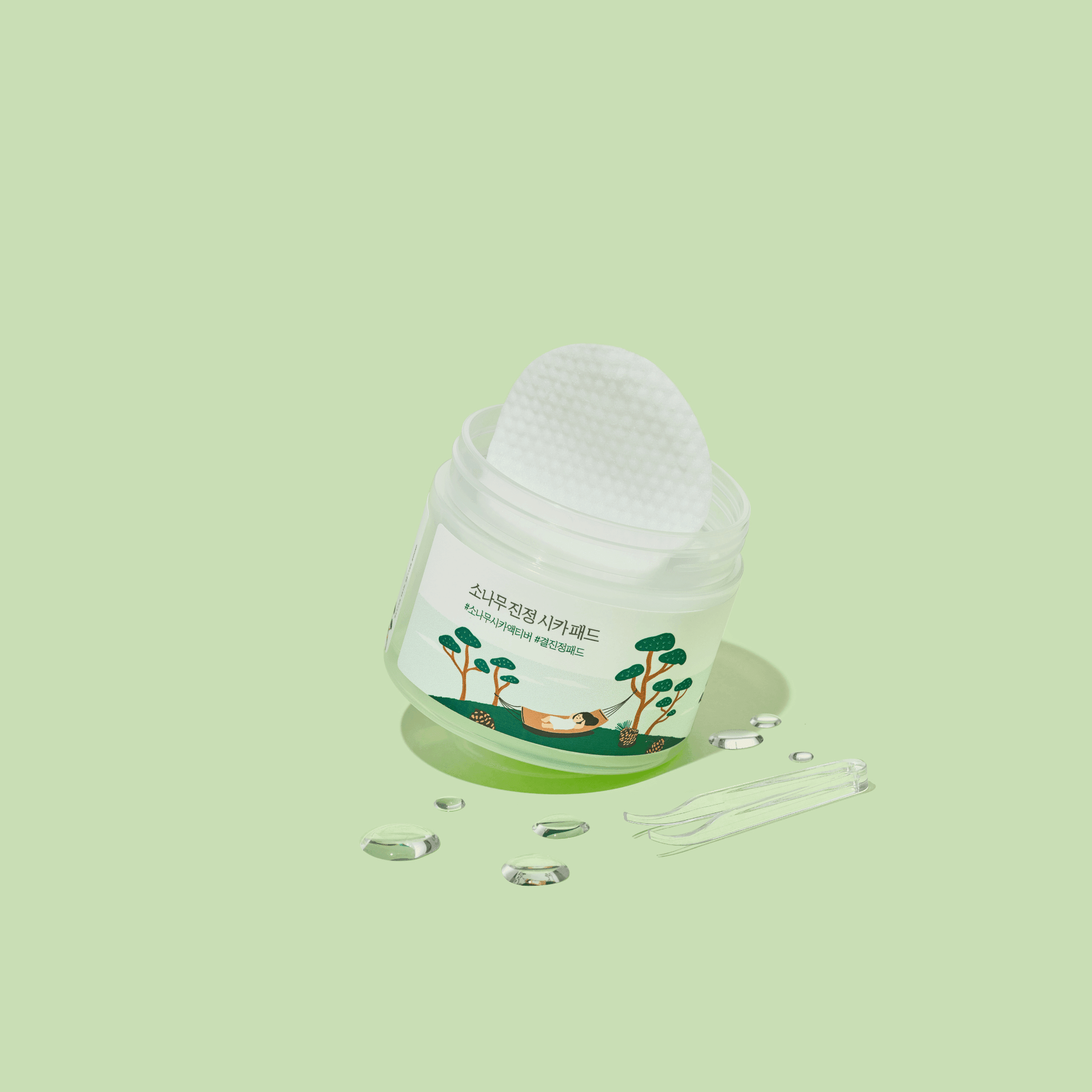 Pine Calming Cica Pad - Round Lab