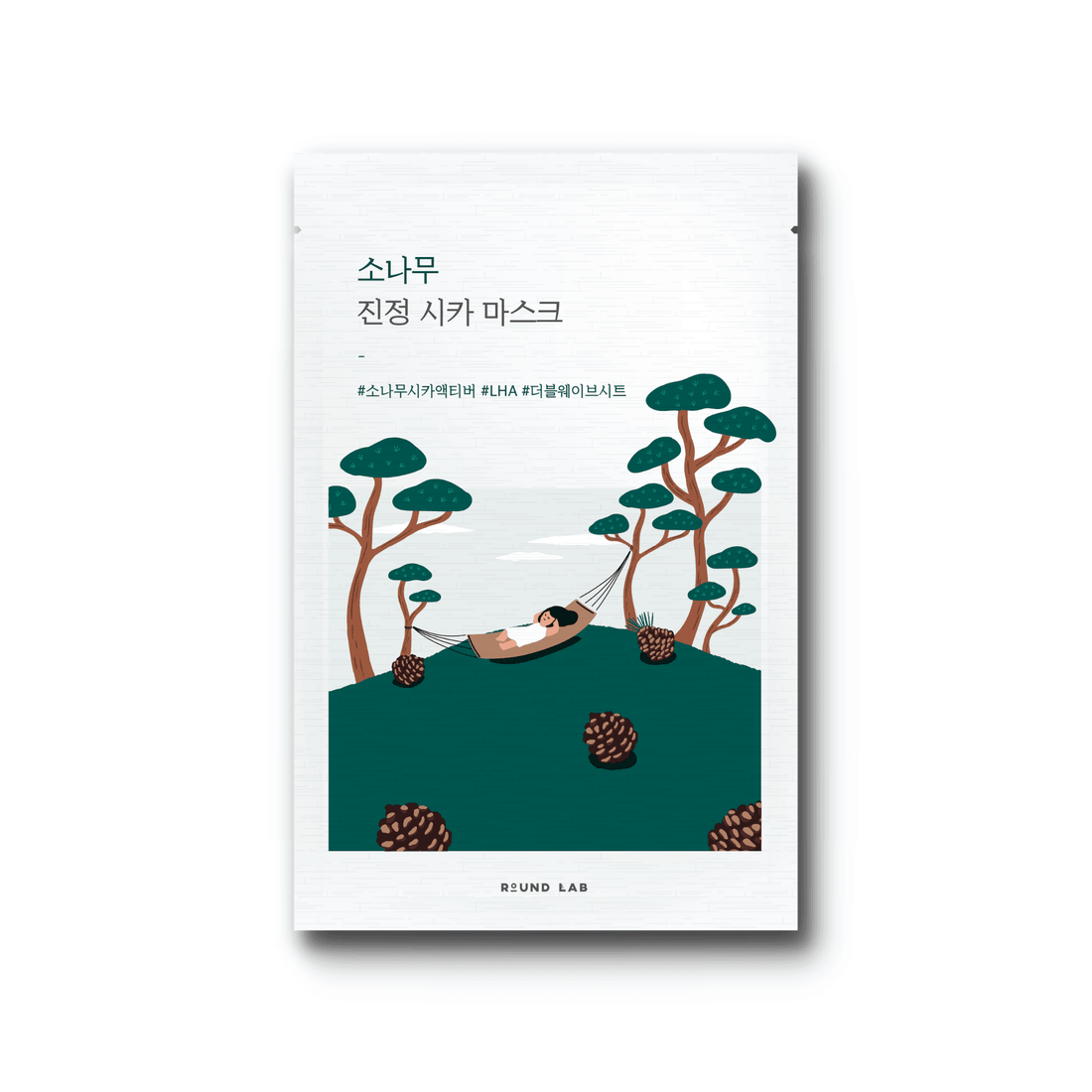 Pine Calming Cica Sheet Mask - Round Lab