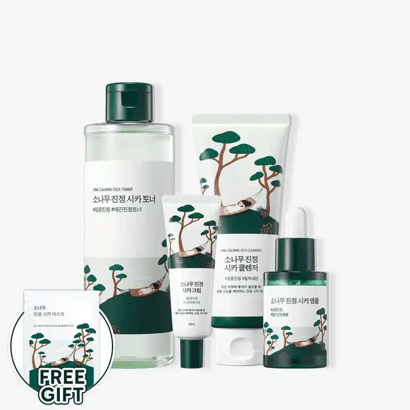 Pine Cica Calming Routine Bundle | Round Lab