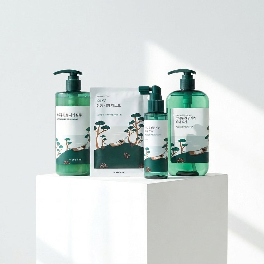Pine Calming Cica Body and Scalp Care Bundle